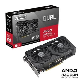 Asus Dual RX 7600 XT OC 16 GB GDDR6 PCI-Express 4.0 DirectX 12 Ultimate 2 Fanlı 128 Bit AMD Ekran Kartı