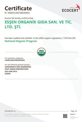 Essen Organik İrmik 500 gr