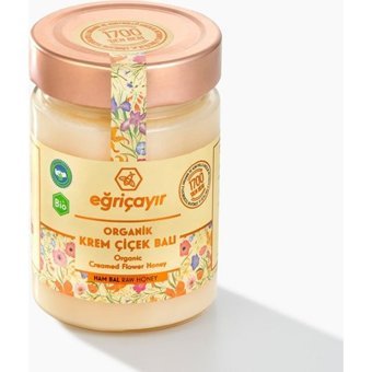 Eğriçayır Organik Krem Çiçek Balı 450 gr