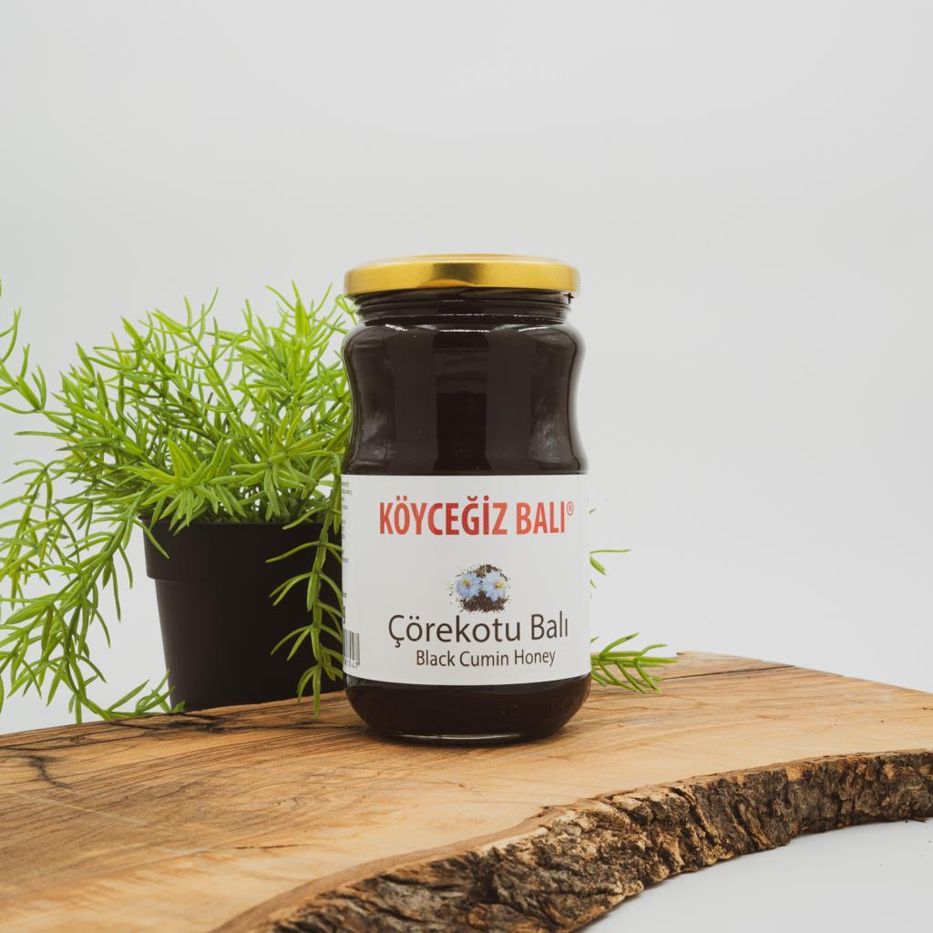 Köyceğiz Süzme Organik Çörekotu Balı 450 gr