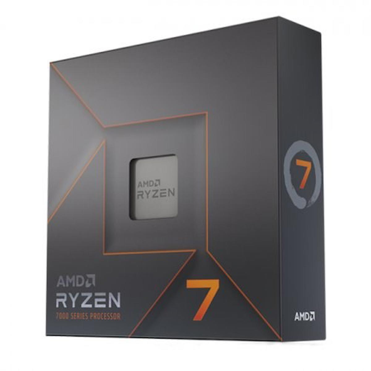 AMD Ryzen 7 7700X 8 Çekirdekli 4.5 Ghz 5.4 GHz Turbo Hız 32 MB Ön Bellek AM5 Soket Tipi İşlemci