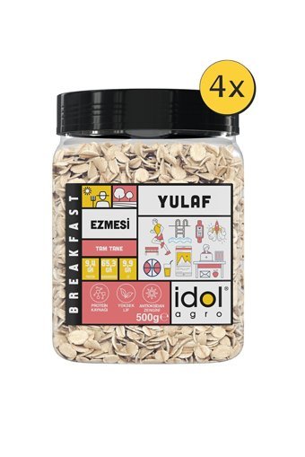 İdolagro Yulaf Ezmesi 4x500 gr