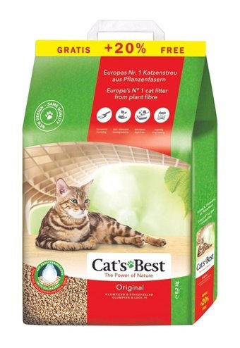 Cats Best Natural Topaklanan İnce Taneli Bentonit Kedi Kumu 12 lt
