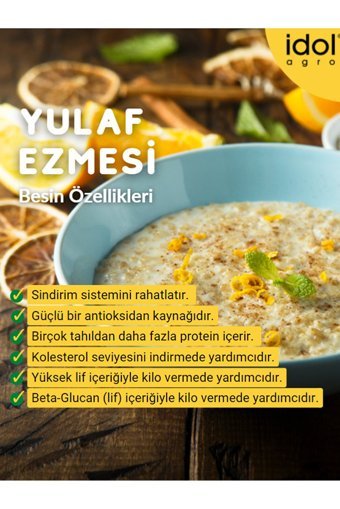 İdolagro Yulaf Ezmesi 500 gr
