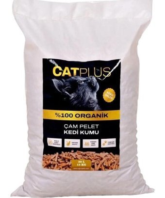 Catplus Kalın Taneli Pelet Kedi Kumu 30 lt