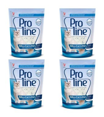 Proline Kokusuz Kalın Taneli Silika Kedi Kumu 4x3.8 lt