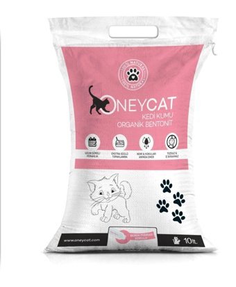 Oney Cat Bebek Pudrası Kokulu Topaklanan İnce Taneli Bentonit Kedi Kumu 10 lt