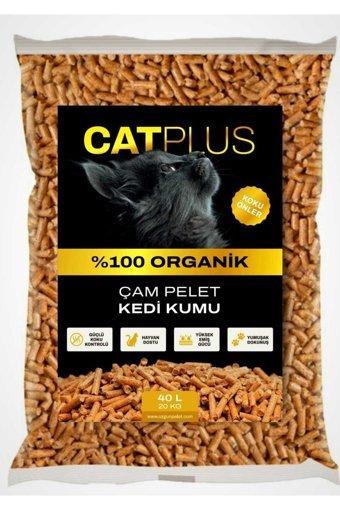 Catplus Kalın Taneli Pelet Kedi Kumu 10 kg