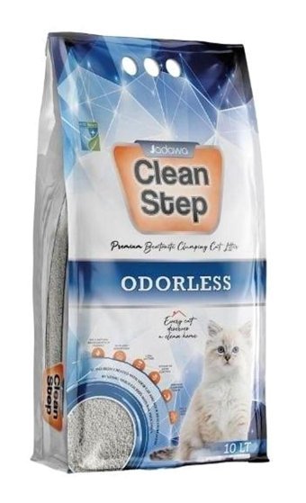 Jadawa Clean Step Topaklanan İnce Taneli Aktif Karbonlu Bentonit Kedi Kumu 10 lt
