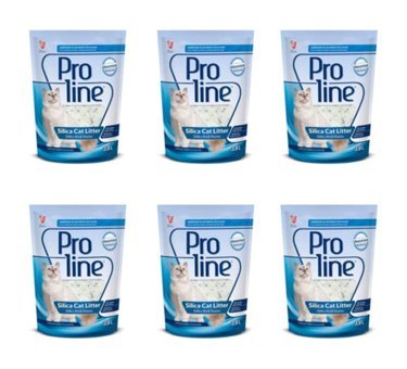 Proline Kokusuz Kalın Taneli Silika Kedi Kumu 6x3.8 lt
