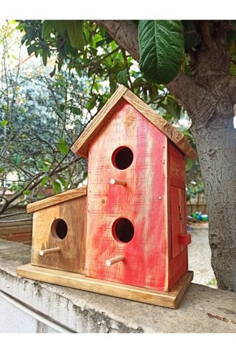 Mim Ahşap MD487 Muhabbet Kuşu Yuvası