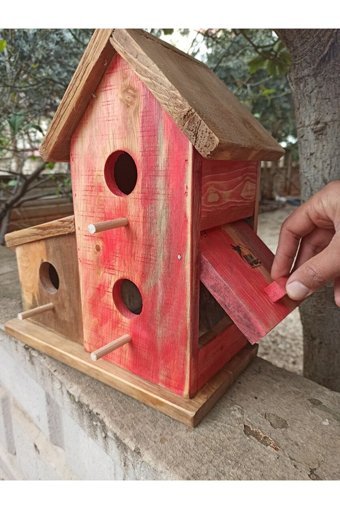 Mim Ahşap MD487 Muhabbet Kuşu Yuvası