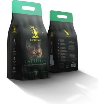 Cat Royale Marsilya Sabun Kokulu Topaklanan İnce Taneli Bentonit Kedi Kumu 2x10 lt