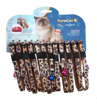 Eurocat Konfor Çok Renkli Ayarlanabilir Gezdirme Boyun Kedi Tasması