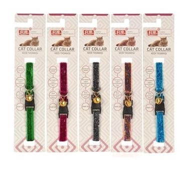 Flip Reflektörlü Çok Renkli Ayarlanabilir Gezdirme Boyun Kedi Tasması