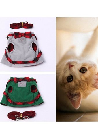 CBTxGlobal Glowcat Halsband Kırmızı Gezdirme Boyun Kedi Tasması
