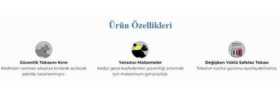 Rogz Mavi Gezdirme Boyun Kedi Tasması