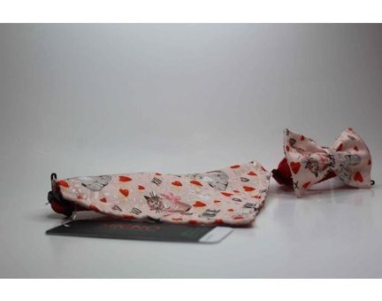 Migno Pembe Ayarlanabilir Gezdirme Boyun Kedi Tasması