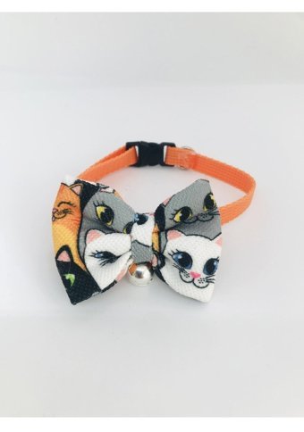 Patipatron Turuncu Ayarlanabilir Gezdirme Boyun Kedi Tasması