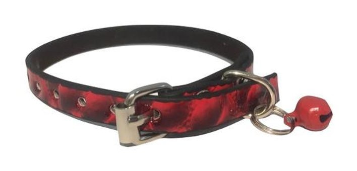 Elite Kiddycat Halsband Kırmızı Ayarlanabilir Gezdirme Boyun Kedi Tasması