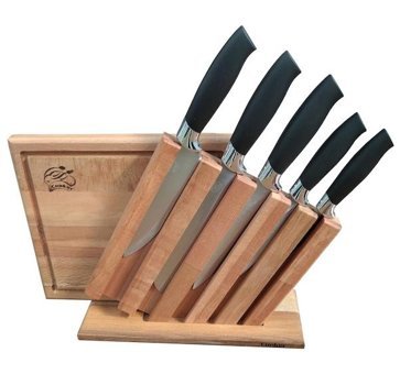 Freecook Cooker Lüx Ckr2820 Paslanmaz Çelik Standlı 7 Parça Mutfak Bıçağı Seti