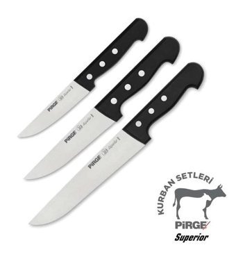 Pirge 35185 Superior Çelik 3 Parça Kurban Bıçağı Seti