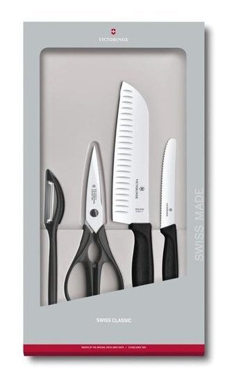 Victorinox Paslanmaz Çelik 4 Parça Mutfak Bıçağı Seti