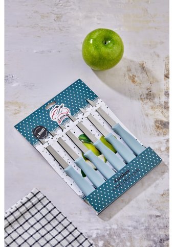 Cooker Paslanmaz Çelik 6 Parça Kahvaltı Bıçağı Seti