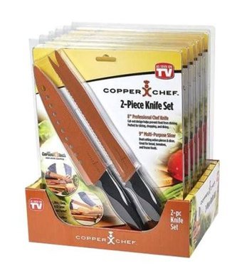 Copper Chef Knives Paslanmaz Çelik 8 Parça Şef Bıçağı Seti