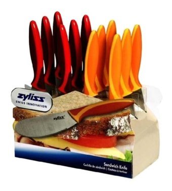 Zyliss E71740 Paslanmaz Çelik Standlı 12 Parça Sandviç Bıçağı Seti