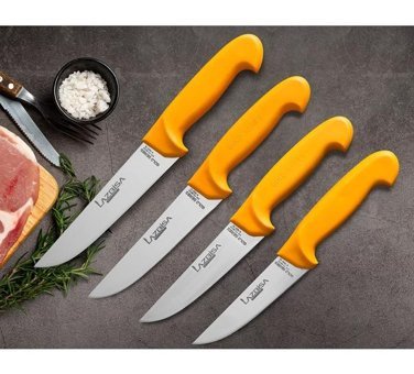 Lazbisa Gold Paslanmaz Çelik 4 Parça Kurban Bıçağı Seti