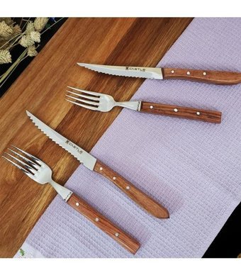 Castle Kitchen Çelik 4 Parça Steak Bıçağı Seti