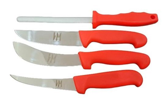 Bıçak Meraklıları Çelik 4 Parça Kasap Bıçağı Seti