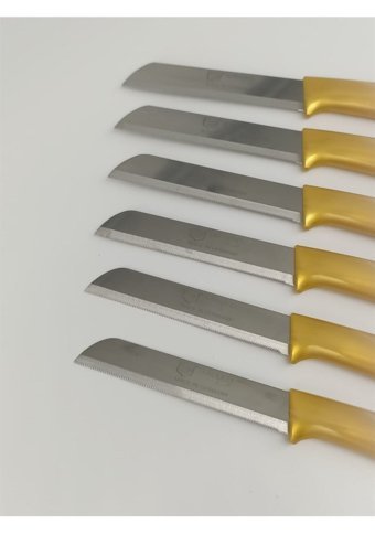 Solingen Çelik 6 Parça Meyve - Sebze Bıçağı Seti Gold