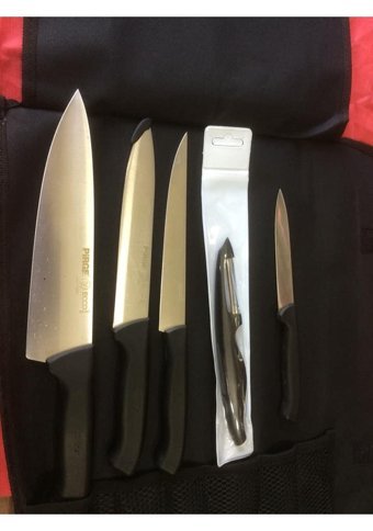 Pirge Ecco Paslanmaz Çelik 5 Parça Şef Bıçağı Seti