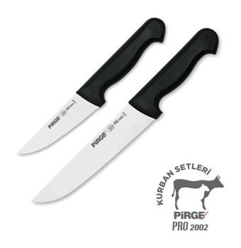 Pirge Pro2002 Paslanmaz Çelik 2 Parça Kurban Bıçağı Seti