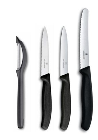 Victorinox Paslanmaz Çelik 4 Parça Meyve - Sebze Bıçağı Seti