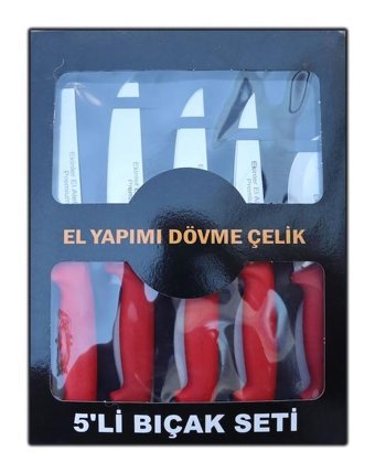 Ekinler El Aletleri Çelik 5 Parça Kasap Bıçağı Seti