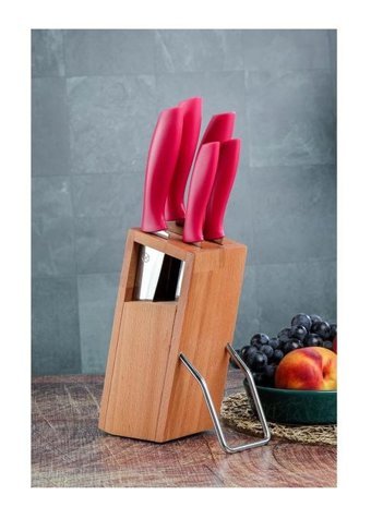 Cooker CKR2830 Çelik Standlı 6 Parça Mutfak Bıçağı Seti
