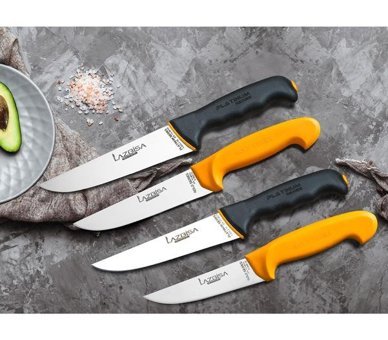Lazbisa Platinum Gold Paslanmaz Çelik 4 Parça Et Bıçağı Seti