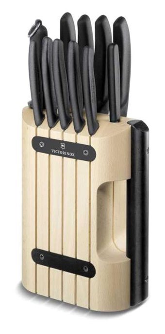 Victorinox Swissclassic 6.7153.11 Paslanmaz Çelik Standlı 11 Parça Şef Bıçağı Seti