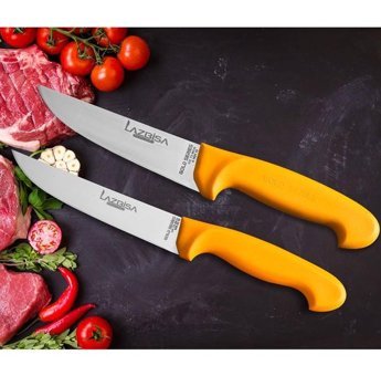 Lazbisa Paslanmaz Çelik 2 Parça Ekmek Bıçağı Seti