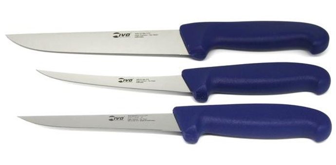 Ivo Europrofessional 41005 Paslanmaz Çelik 3 Parça Kasap Bıçağı Seti