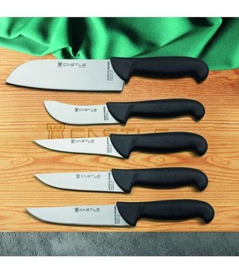 Castle Kitchen İncisive Serisi Paslanmaz Çelik 5 Parça Mutfak Bıçağı Seti