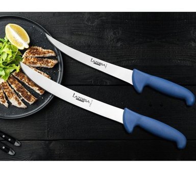 Lazbisa Paslanmaz Çelik 2 Parça Et Bıçağı Seti