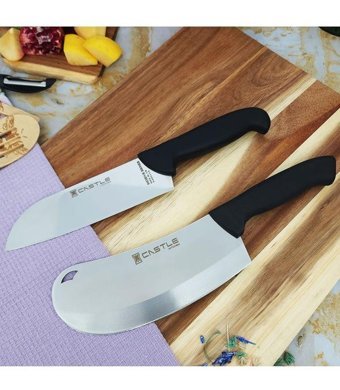Castle Kitchen İncisive Çelik 2 Parça Mutfak Bıçağı Seti