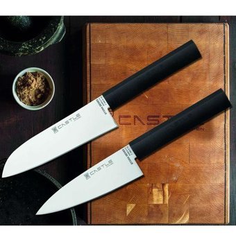 Castle Kitchen Storm Serisi Paslanmaz Çelik 2 Parça Mutfak Bıçağı Seti