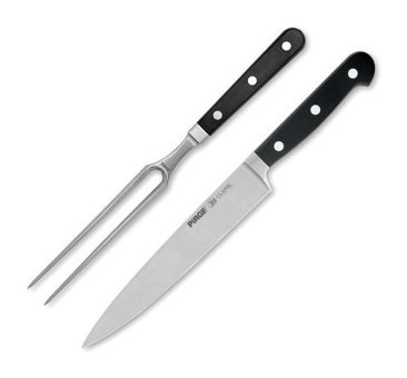 Pirge Classic Paslanmaz Çelik 2 Parça Et Bıçağı Seti