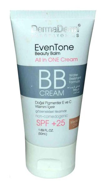 Dermaderm Tüm Ciltler İçin BB Krem Orta Ton