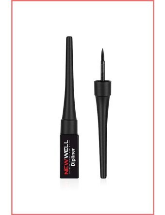 Newwell Kare Suya Dayanıklı Mat Pastel Siyah Keçe Uçlu Likit Eyeliner